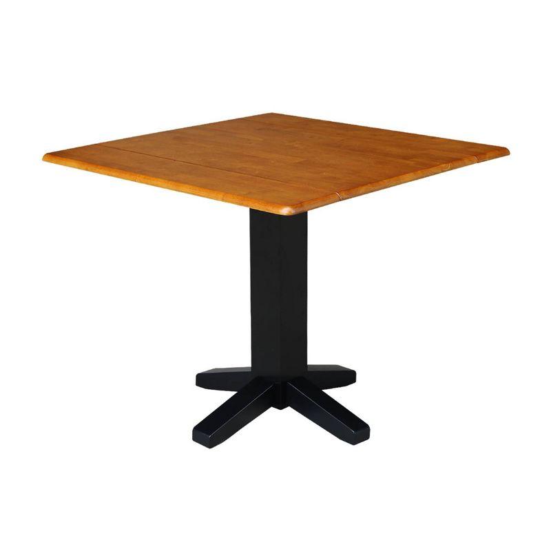 36" Sanders Square Dual Drop Leaf Dining Table - International Concepts