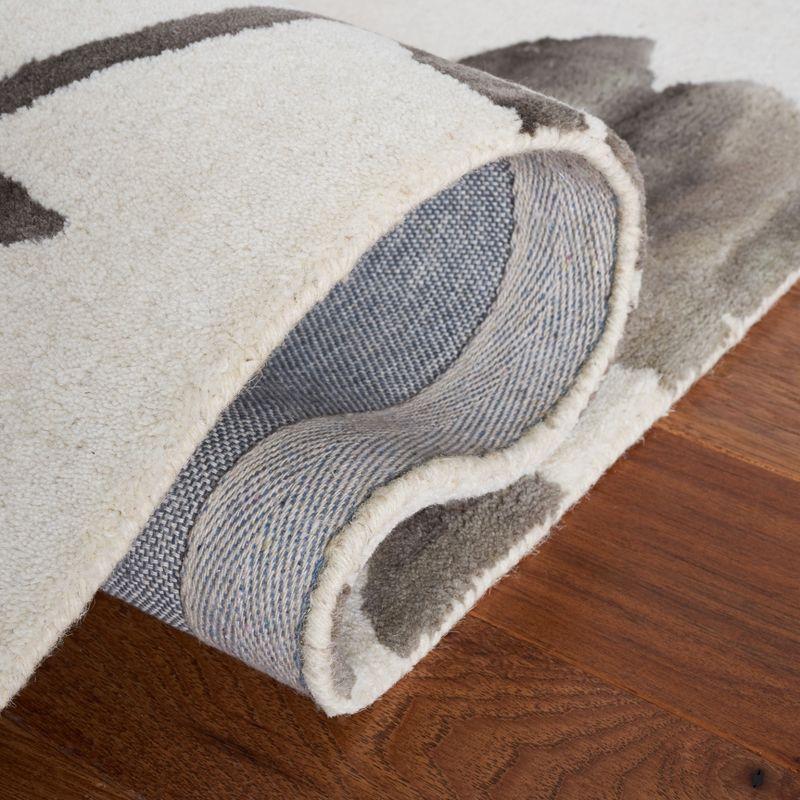 Dip Dye DDY716 Hand Tufted Area Rug - Ivory/Charcoal - 8'x10' - Safavieh.