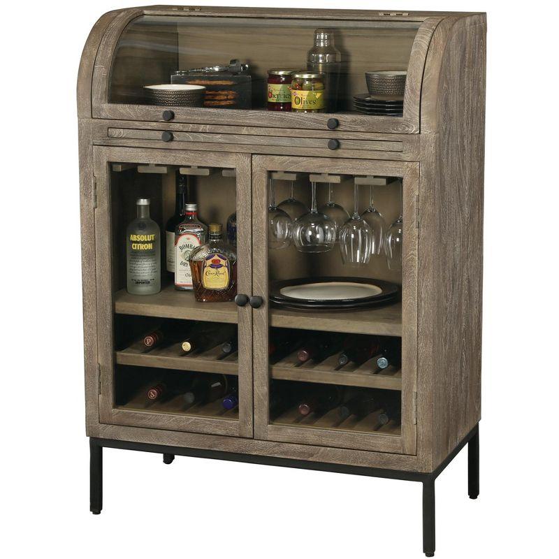 Paloma 35.5'' Solid Wood Bar Cabinet