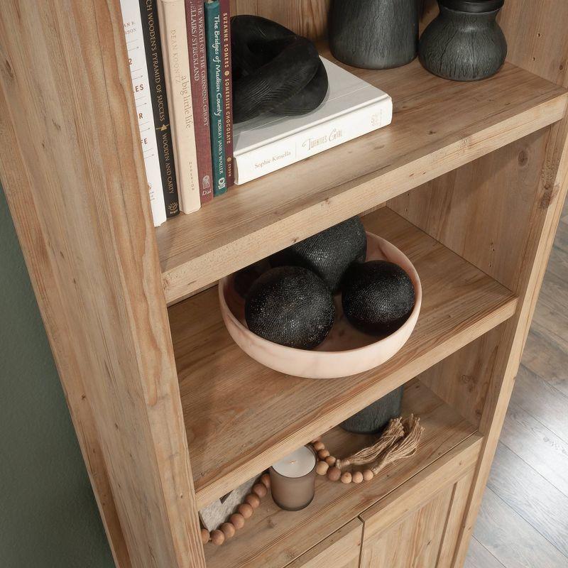 Sauder 72" 3 Shelf Bookcase with Doors Kaiki Pine