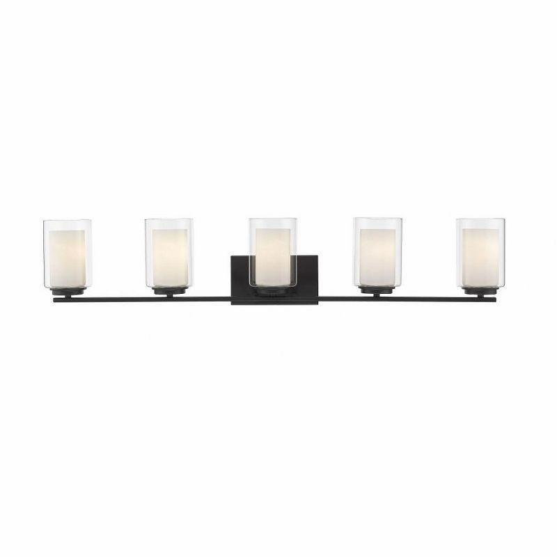 Z-Lite Willow 5 - Light Vanity in  Matte Black