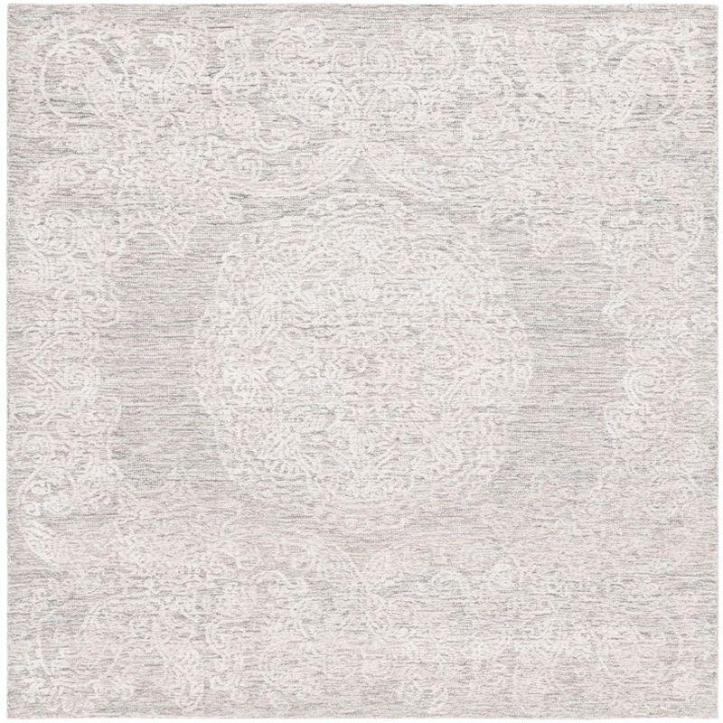 Precious PRE303 Hand Tufted Indoor Area Rug - 6'x6' - Beige/Ivory - Safavieh