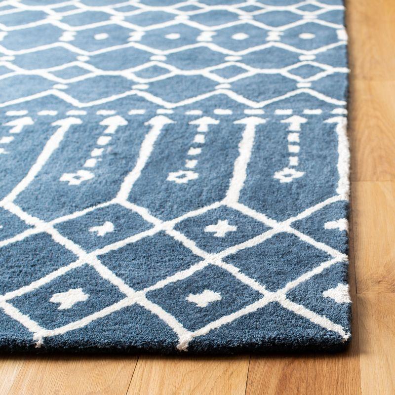 Himalaya HIM903 Handmade Area Rug - 9'x12' - Navy/Ivory - Safavieh