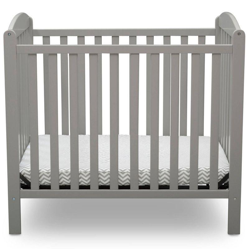 Delta Children Emery Mini Convertible Baby Crib with Mattress