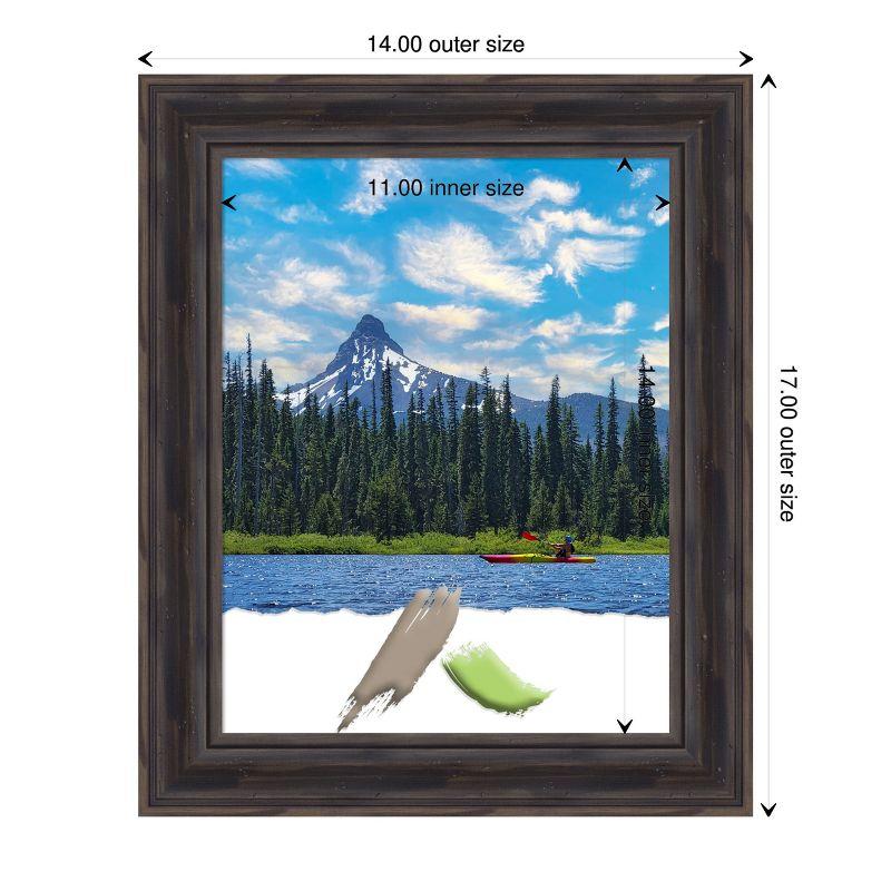 Amanti Art Rustic Pine Narrow Wood Picture Frame