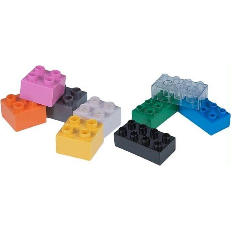 Strictly Briks Toy Large Building Blocks For Kids and Toddlers, Big Bricks Set For Ages 3 and Up, 12 Rainbow Colors, 108 Pieces