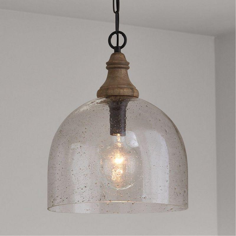 Capital Lighting Inglewood 1 - Light Pendant in  Grey Wash/Dark Pewter