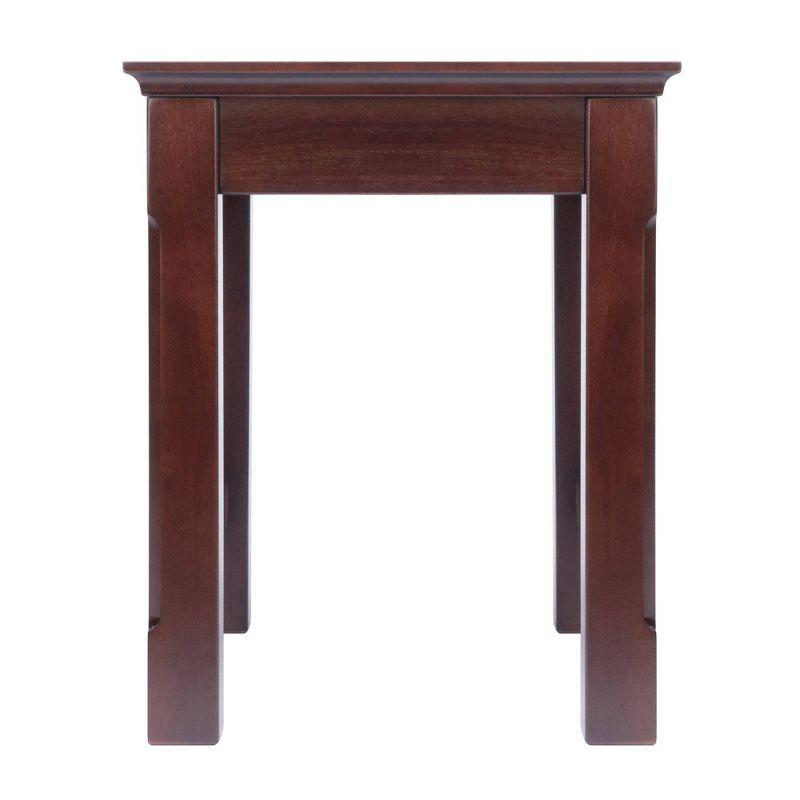 3pc Xola Nesting Table Cappuccino - Winsome: Rectangle Stacking Side Tables, Wood Veneer, Spot Clean