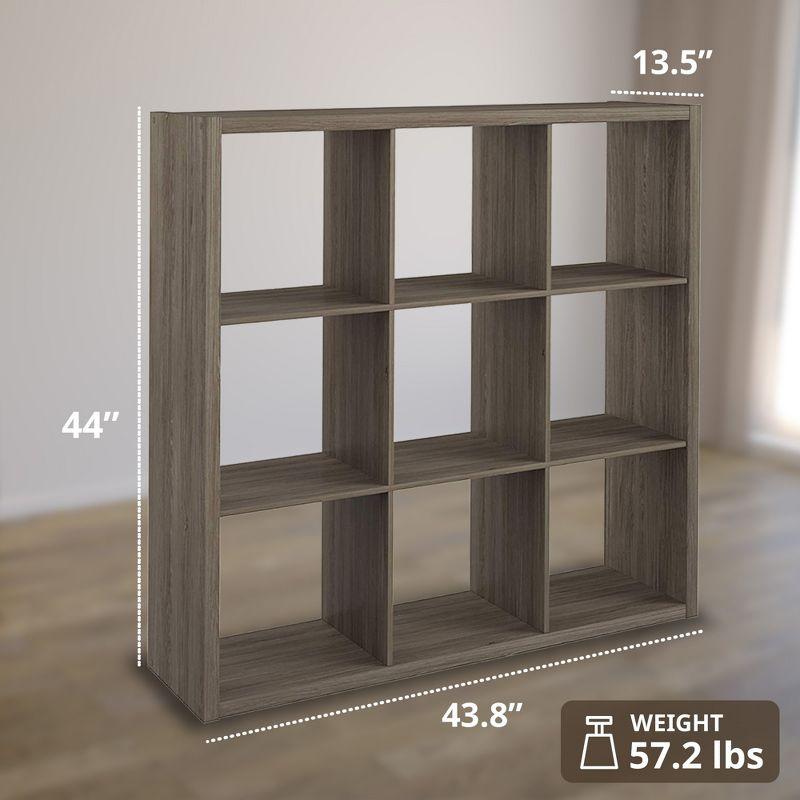 43.98" H x 43.82" W Decorative Cube Bookcase