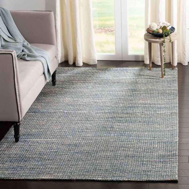 Marbella MRB303 Hand Loomed Indoor Area Rug - Blue/Ivory - 5'x8' - Safavieh