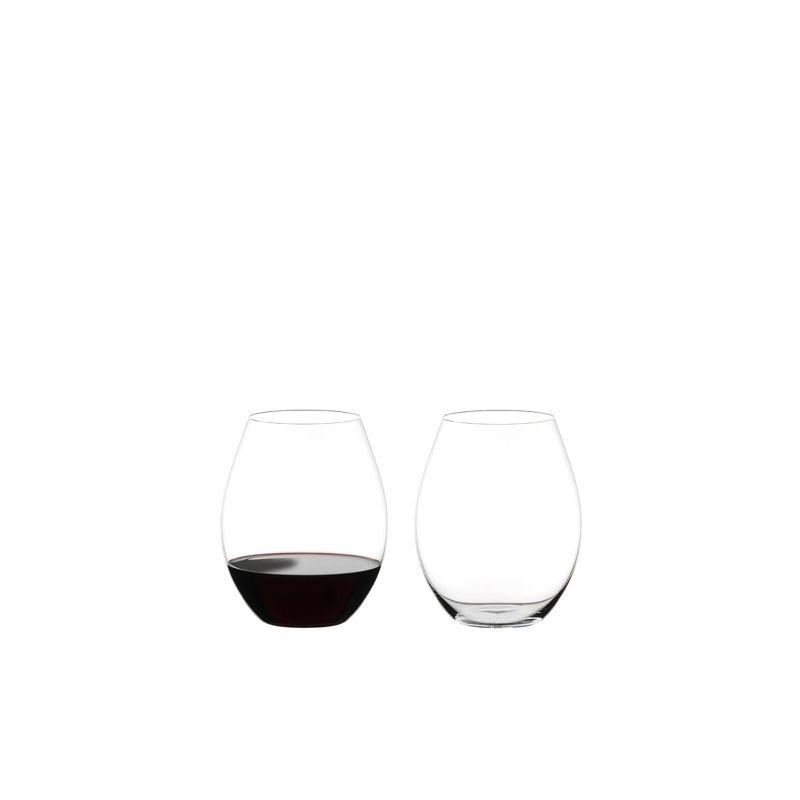 RIEDEL The O Wine Tumbler Old World Syrah Wine Glass (Set of 2)