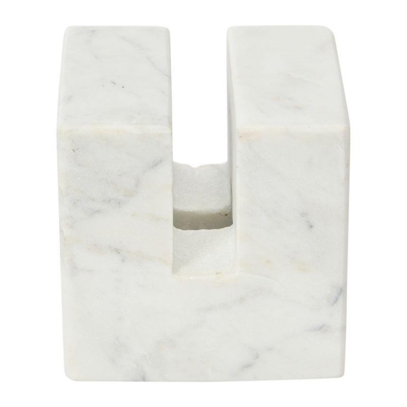 Storied Home Contemporary Marble Cookbook Stand