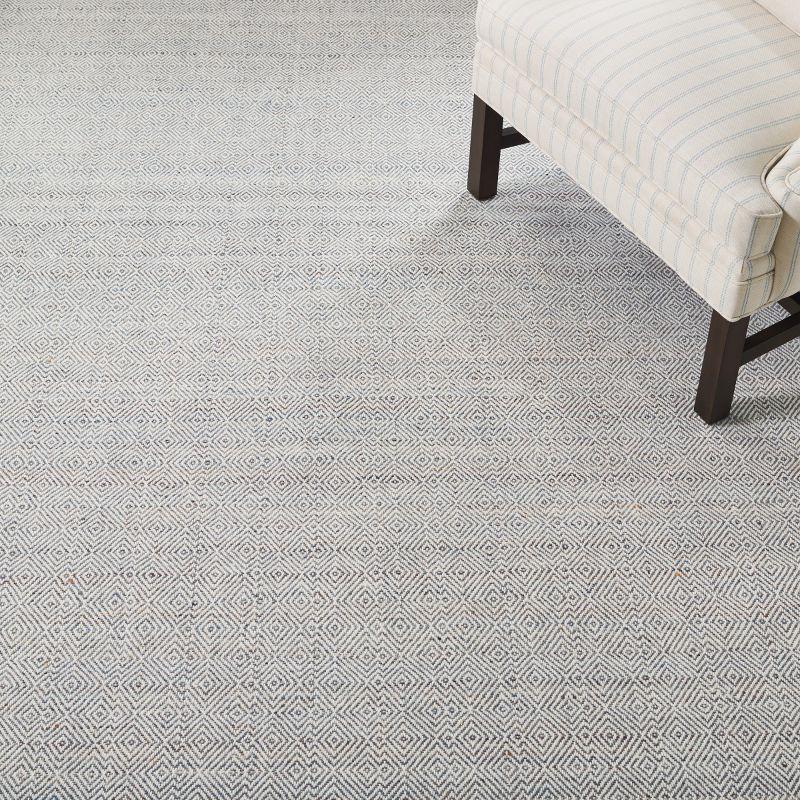 Martha Stewart Rugs Msr9675 Wilton Martha Stewart Hand Woven 80% Wool 20% Cotton Geometric Rug