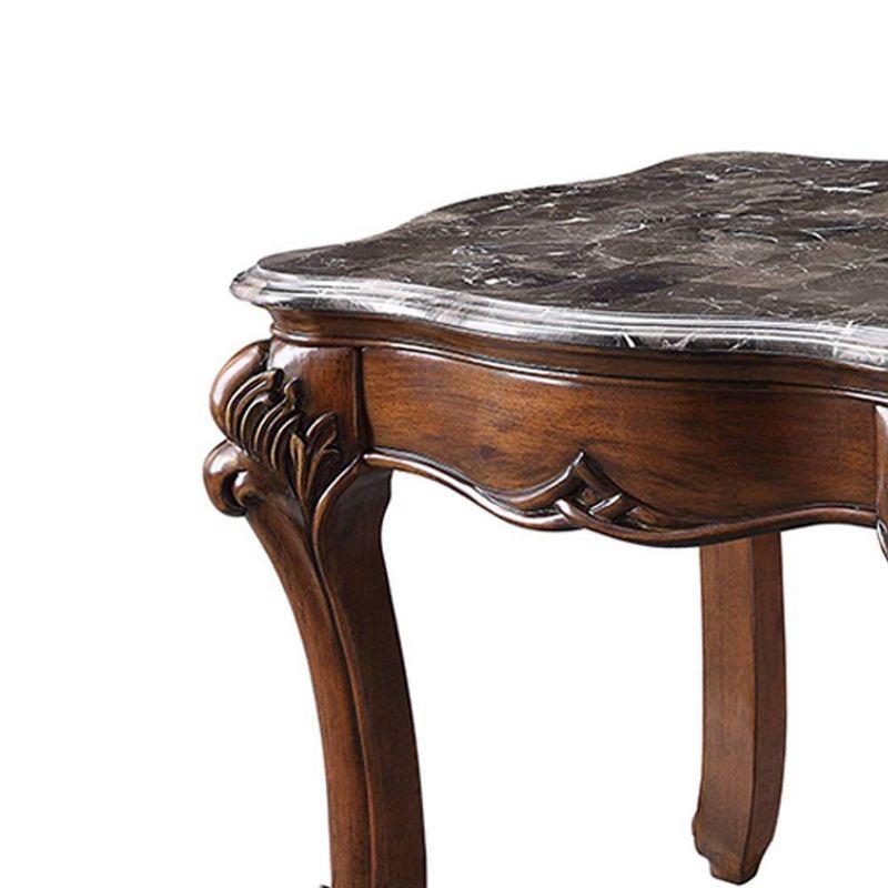 Cotner Marble Top End Table