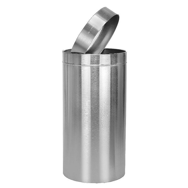 27-Gallon Fingerprint Resistant Stainless Steel Commercial Trash Can