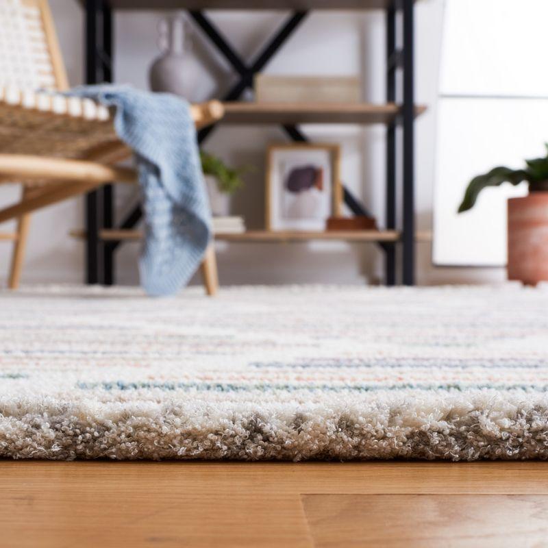 Marrakesh MRK614 Power Loomed Area Rug - Ivory/Multi - 6'7"x6'7" - Safavieh.