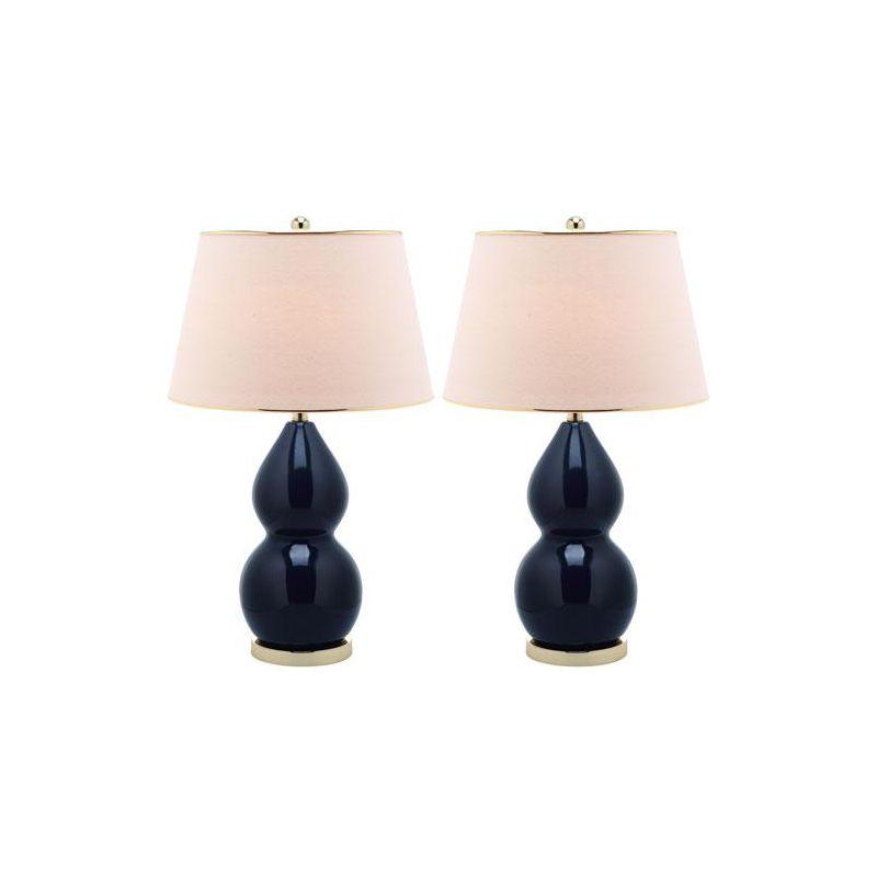Everly Quinn Ceramic Table Lamp (Set of 2)