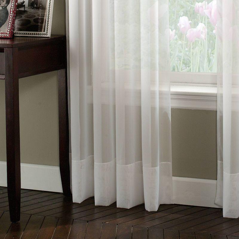 1pc Sheer Soho Voile Window Curtain Panel - Window Curtainworks