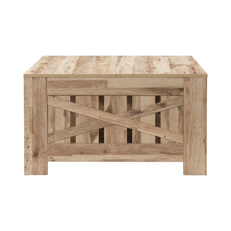 AndMakers 31.5 in. Square Wood Coffee Table