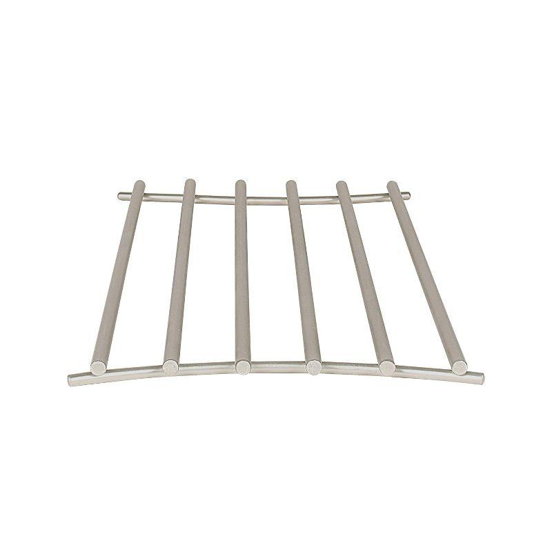 Spectrum Diversified Modern Metal Trivet, Euro Grande Heat-Resistant Steel Dining Protector for Kitchen Table, Holds Hot Pots and Cast Iron Cookware