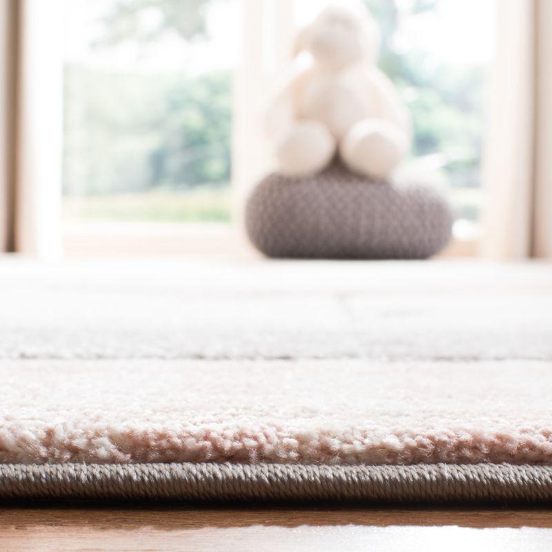 Carousel Kids CRK154 Power Loomed Area Rug - Pink/Ivory - 5'3"x7'6" - Safavieh.