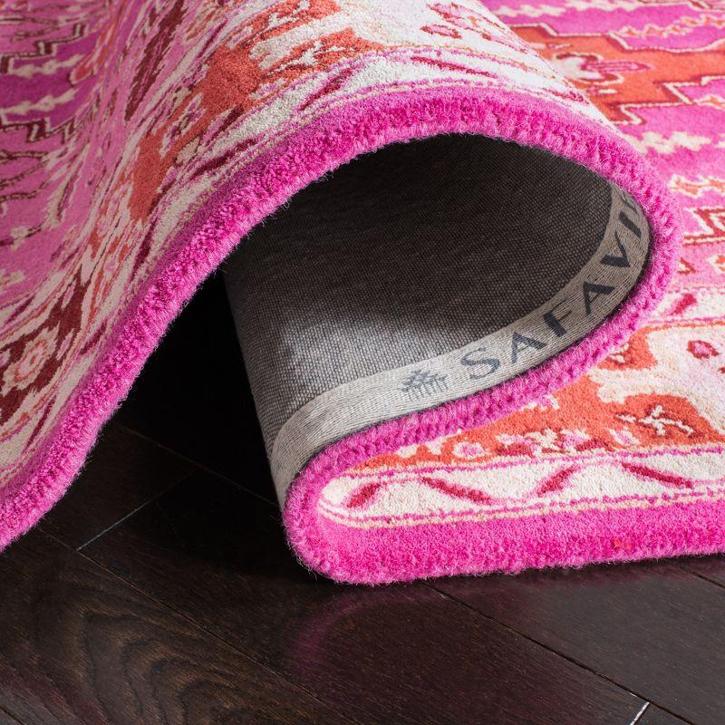 Bellagio BLG545 Hand Tufted Area Rug - Red/Pink - 6'x9' - Safavieh.