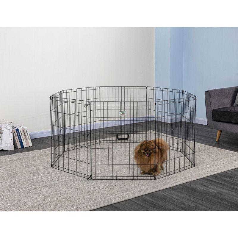 Go Pet Club Foldable Pet Exercise Pen 24" to 48" Tall GDP1024