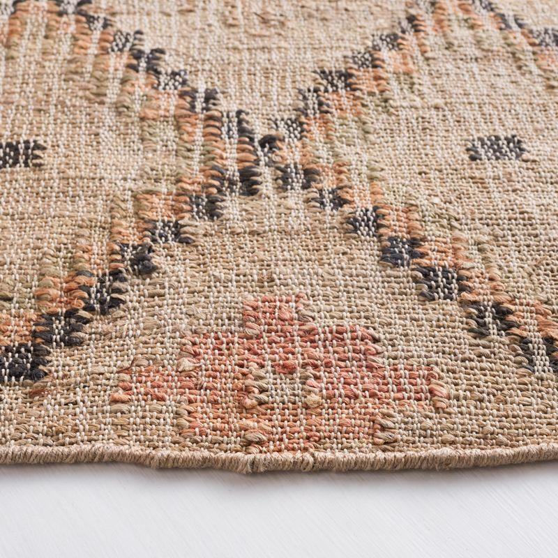 Kilim KLM753 Hand Loomed Area Rug - Beige/Gold - 5' round - Safavieh.