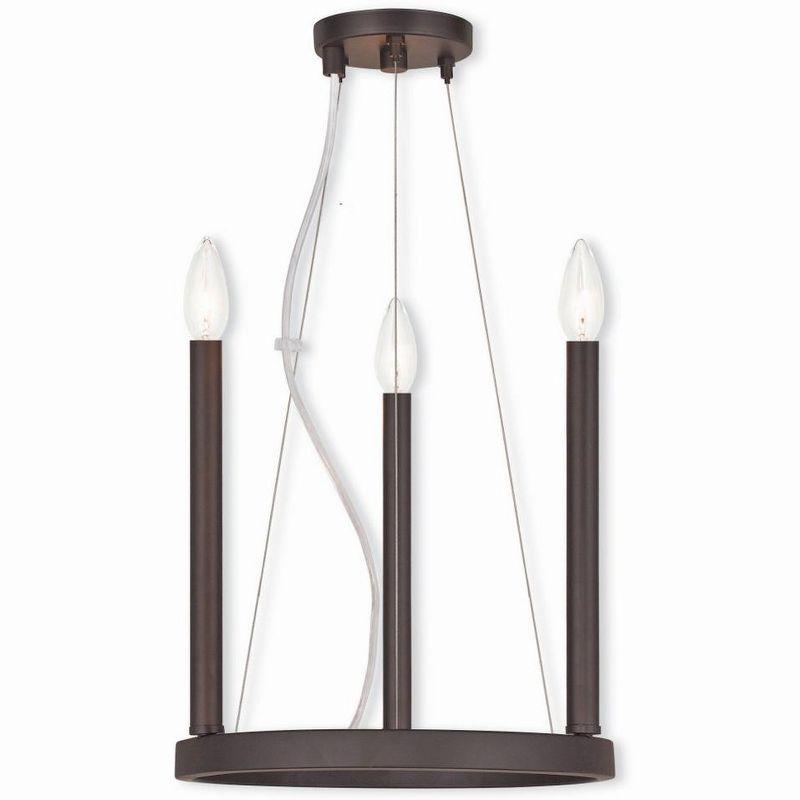 Livex Lighting Alpine 3 - Light Chandelier in  Bronze