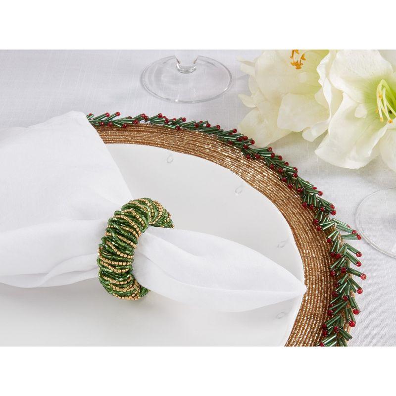 Glass Beads Napkin Ring