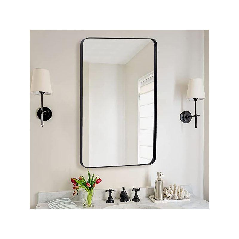 Hamilton Hills Contemporary Metal Framed Mirror