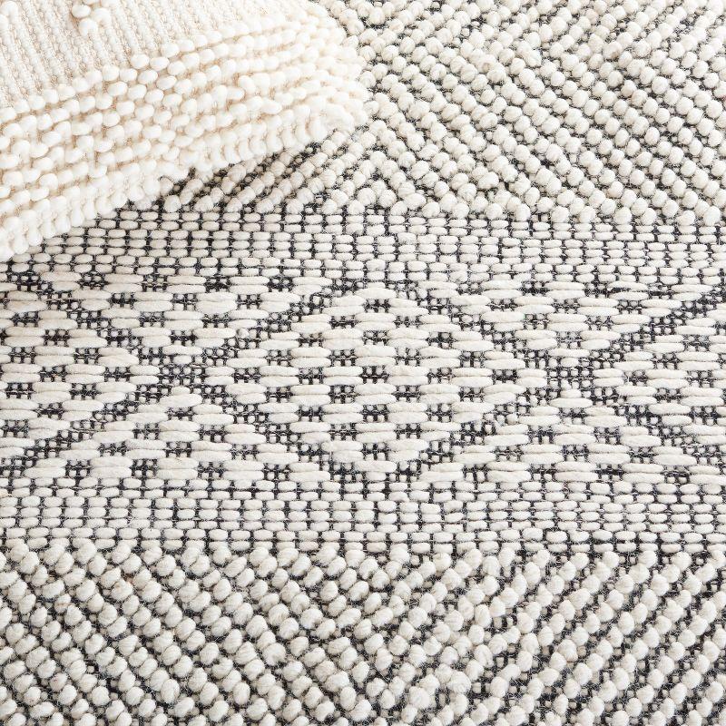 Union Rustic Dessiree Hand Woven Wool And Cotton Geometric Rug