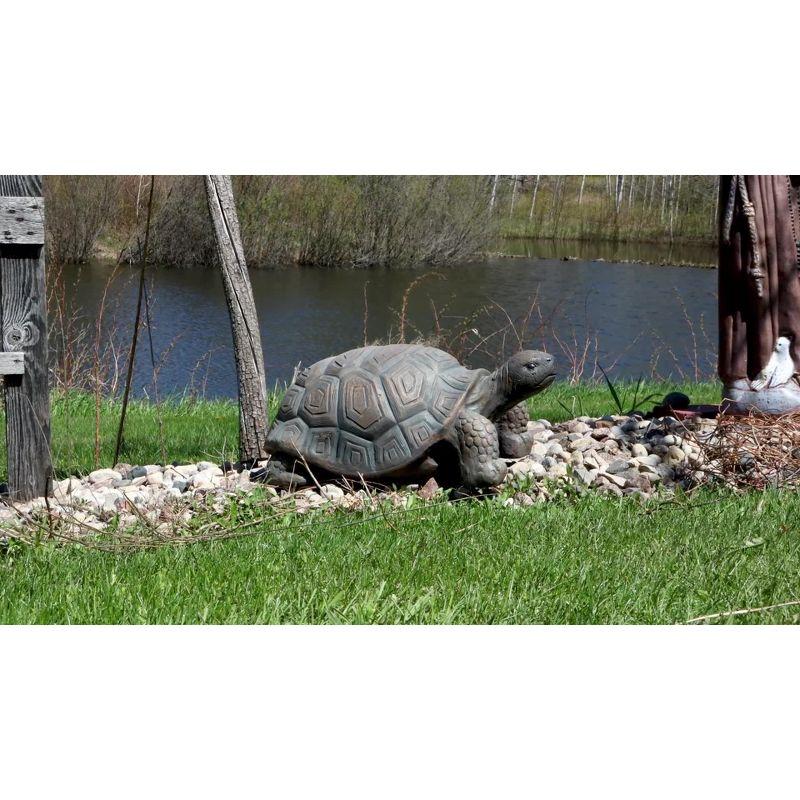 Sunnydaze Indoor/Outdoor Lifelike Large Tanya the Tortoise Patio Garden Yard Entryway Decorative Statue - 20"