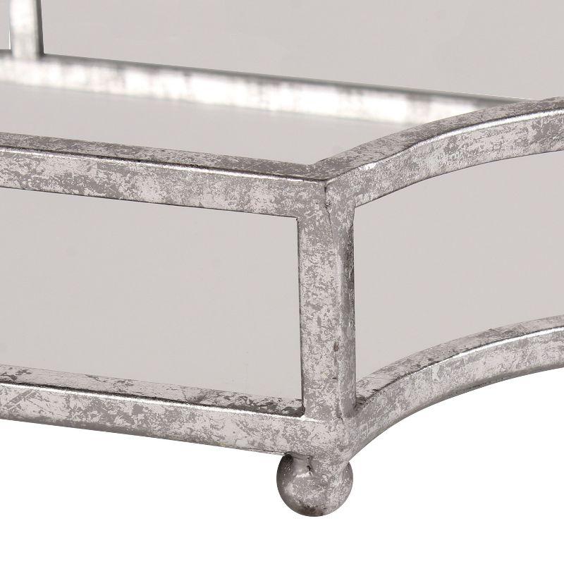 Kate and Laurel Ciel Tray, 12x18, Silver