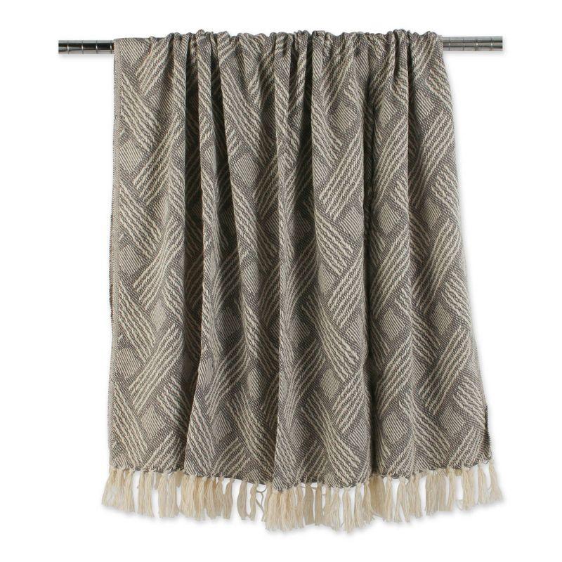 50"x60" Basketweave Throw Blanket - Design Imports