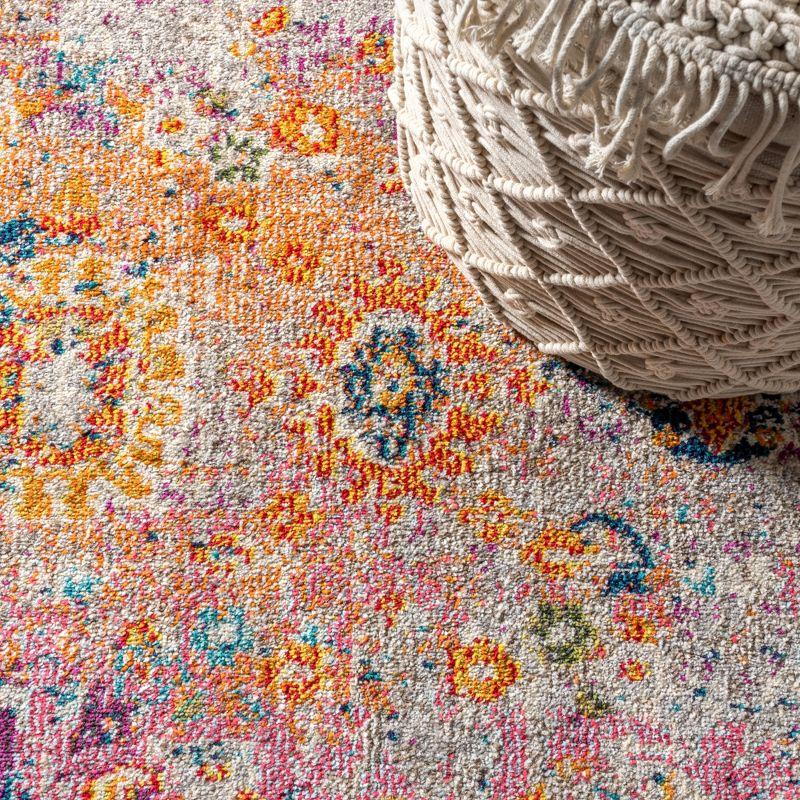 Bohemian FLAIR Boho Vintage Faded Area Rug - JONATHAN Y