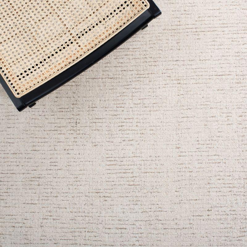 Abstract ABT468 Handmade Indoor Area Rug - Ivory/Beige - 8'x8' - Safavieh