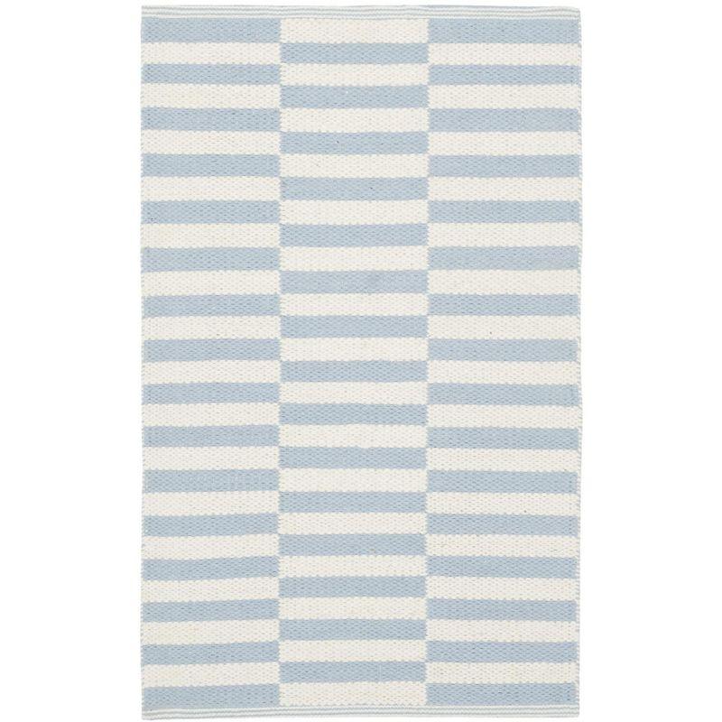 Montauk MTK715 Hand Woven Indoor Accent Rug - Ivory/Light Blue - 2'3"x3'9" - Safavieh