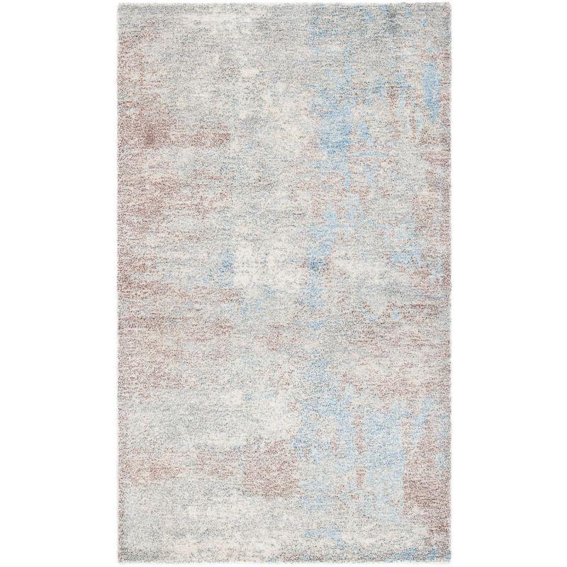Restoration Vintage RVT113 Hand Tufted Area Rug - Grey/Blue - 3'x5' - Safavieh.