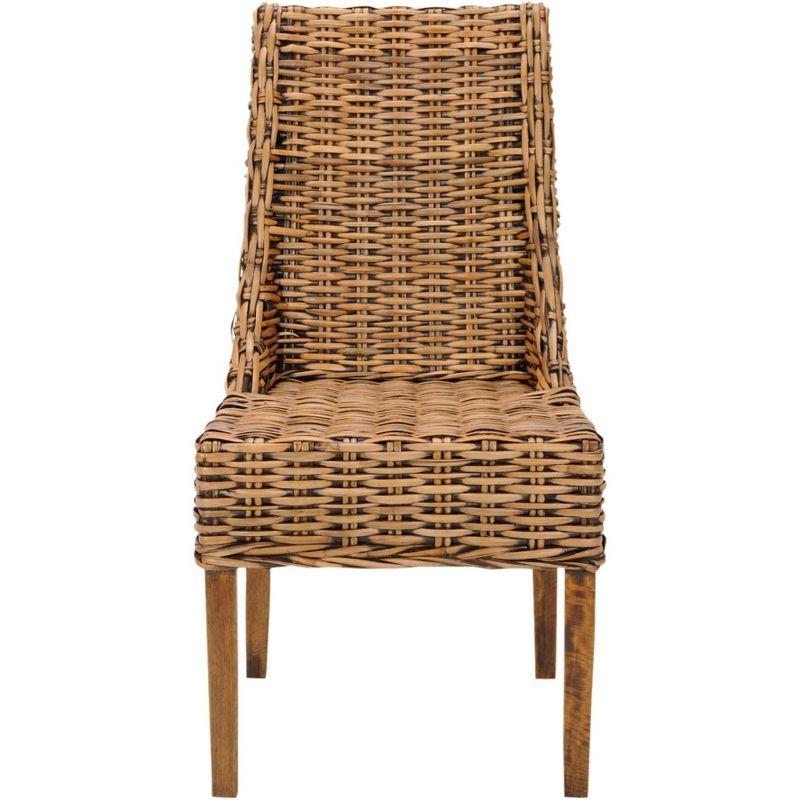 Suncoast 18''H Rattan Arm Chair (Set Of 2) - Brown/Teak Brown - Safavieh