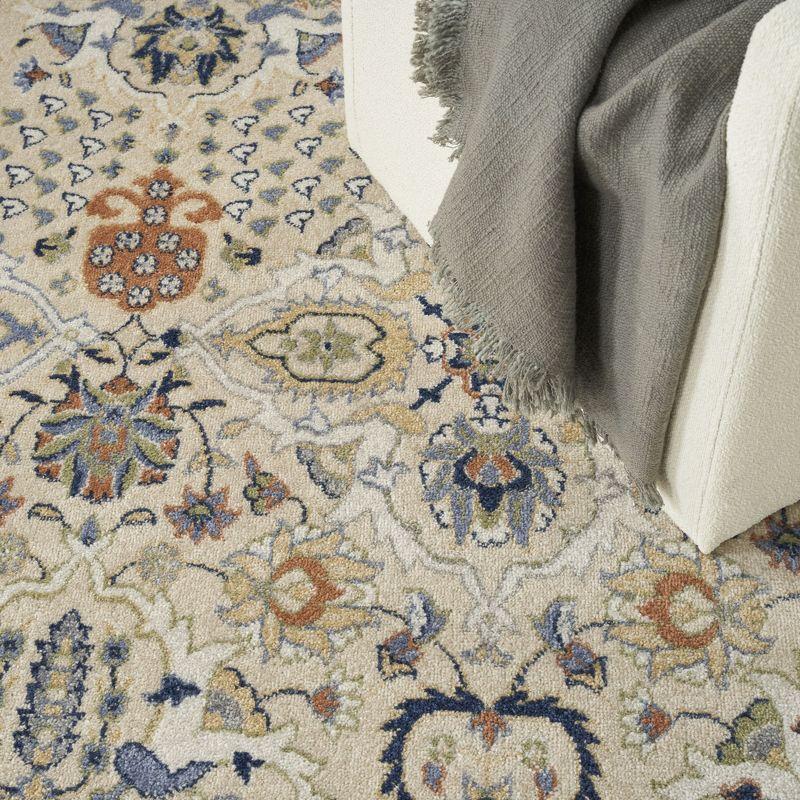 Nourison Allur Boho Indoor Area Rug Beige 9'x12'