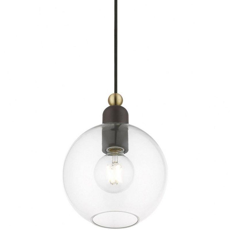 Livex Lighting Downtown 1 - Light Pendant in  Bronze/Antique Brass