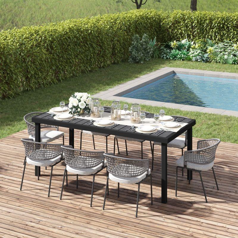 Outsunny Rectangular Outdoor Dining Table