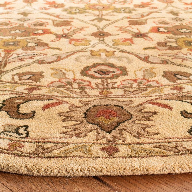 Antiquity AT51 Hand Tufted Indoor Area Rug - Gold - 4'6"x6'6" Oval - Safavieh