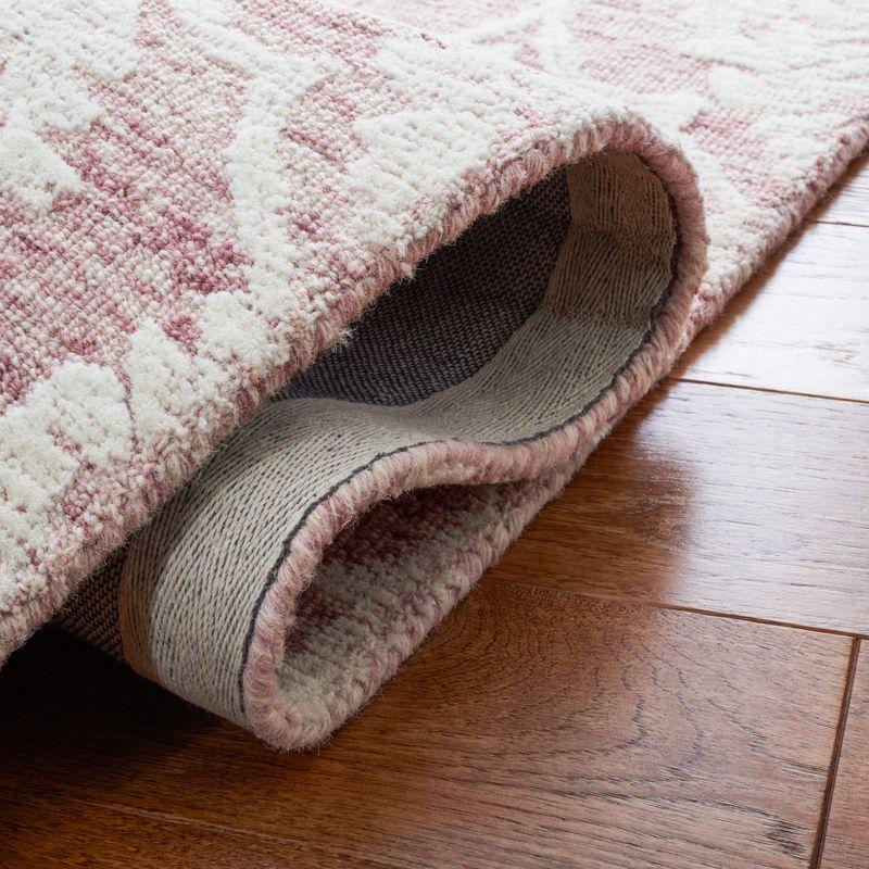 Metro MET996 Hand Tufted Indoor Area Rug - Pink/Ivory - 5'x8' - Safavieh
