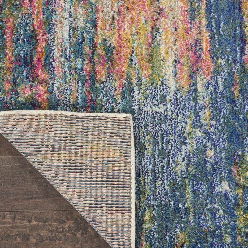 Nourison Celestial 2'2"X10' (10' Runner) Blue/Yellow Indoor Area Rug Colorful Contemporary Abstract by Nourison