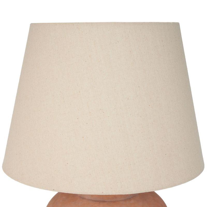 Nourison 20" Rustic Ceramic Pot Table Lamp