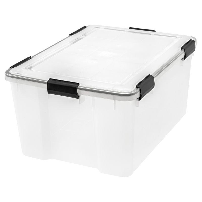 IRIS USA, Inc. 6.5 Qt./2 Gal. Weatherproof Storage Tote
