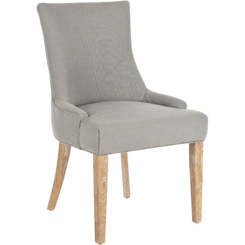Lester 19" H Dining Chair (Set of 2) - MCR4709 - Granite - Safavieh Couture