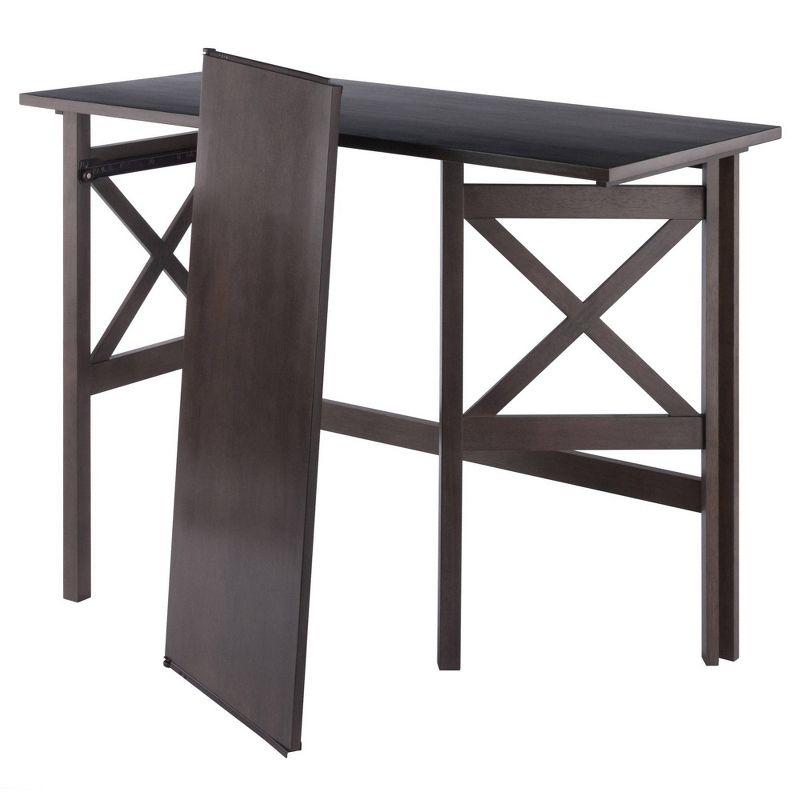 Xander Foldable Desk Oyster Gray - Winsome